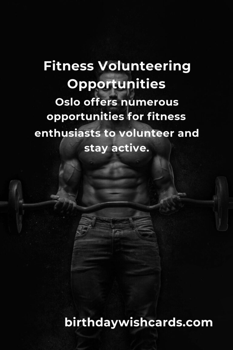 How to Start Volunteering in Oslo: A Guide for Fitness Enthusiasts