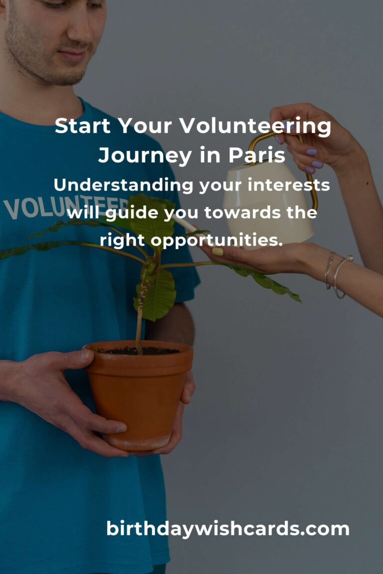 How to Start Volunteering in Paris: Embrace Community and Make a Difference