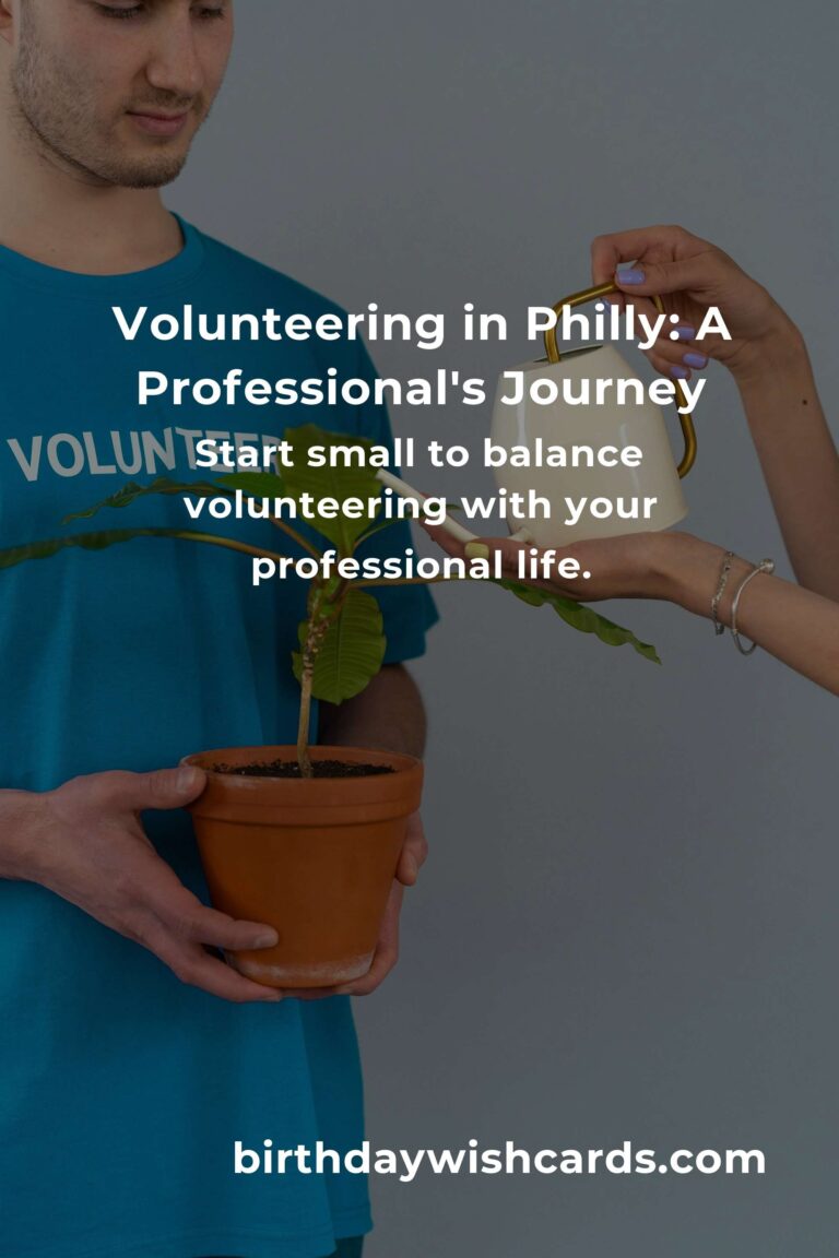 How to Start Volunteering in Philadelphia: A Heartfelt Guide for Busy Professionals