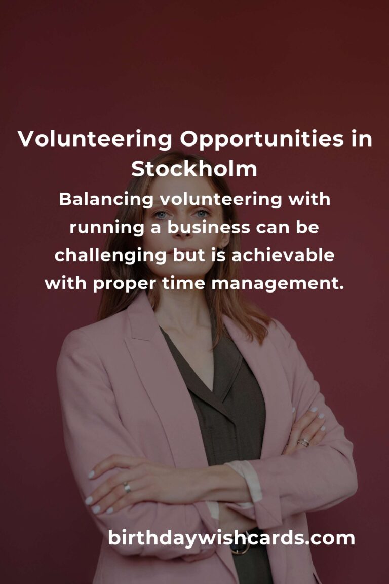 How to Start Volunteering in Stockholm: A Guide for Entrepreneurs