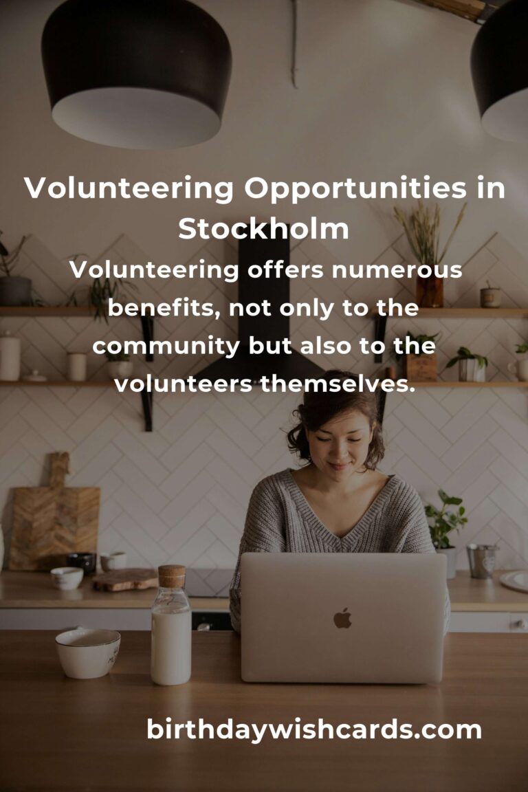 How to Start Volunteering in Stockholm: A Guide for Entrepreneurs