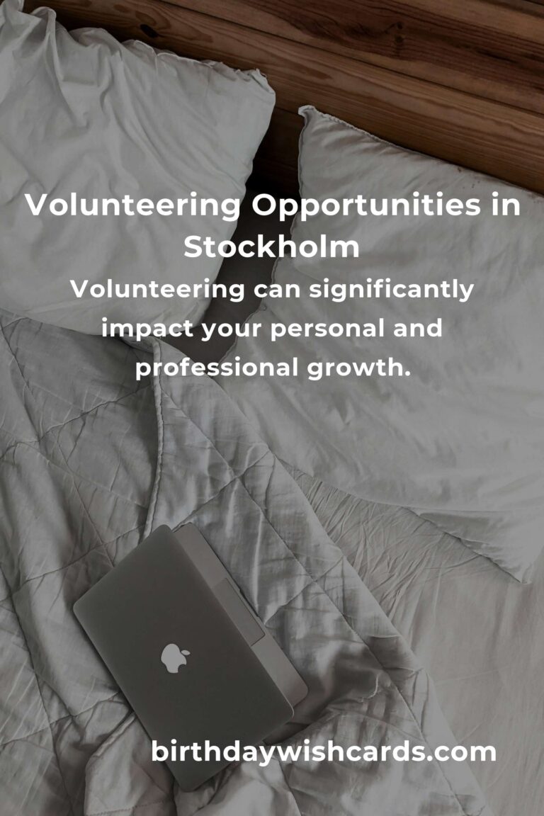 How to Start Volunteering in Stockholm: A Guide for Entrepreneurs