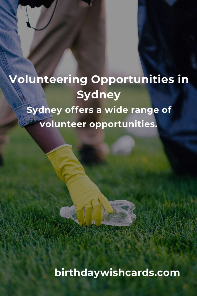 How to Start Volunteering in Sydney: A Comprehensive Guide for Young Adults