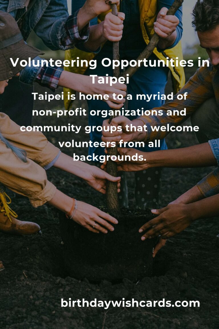 How to Start Volunteering in Taipei: A Comprehensive Guide for Beginners