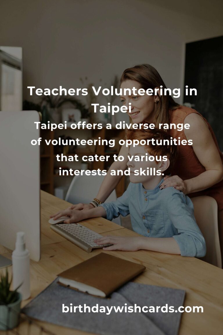 How to Start Volunteering in Taipei: Guide for Teachers