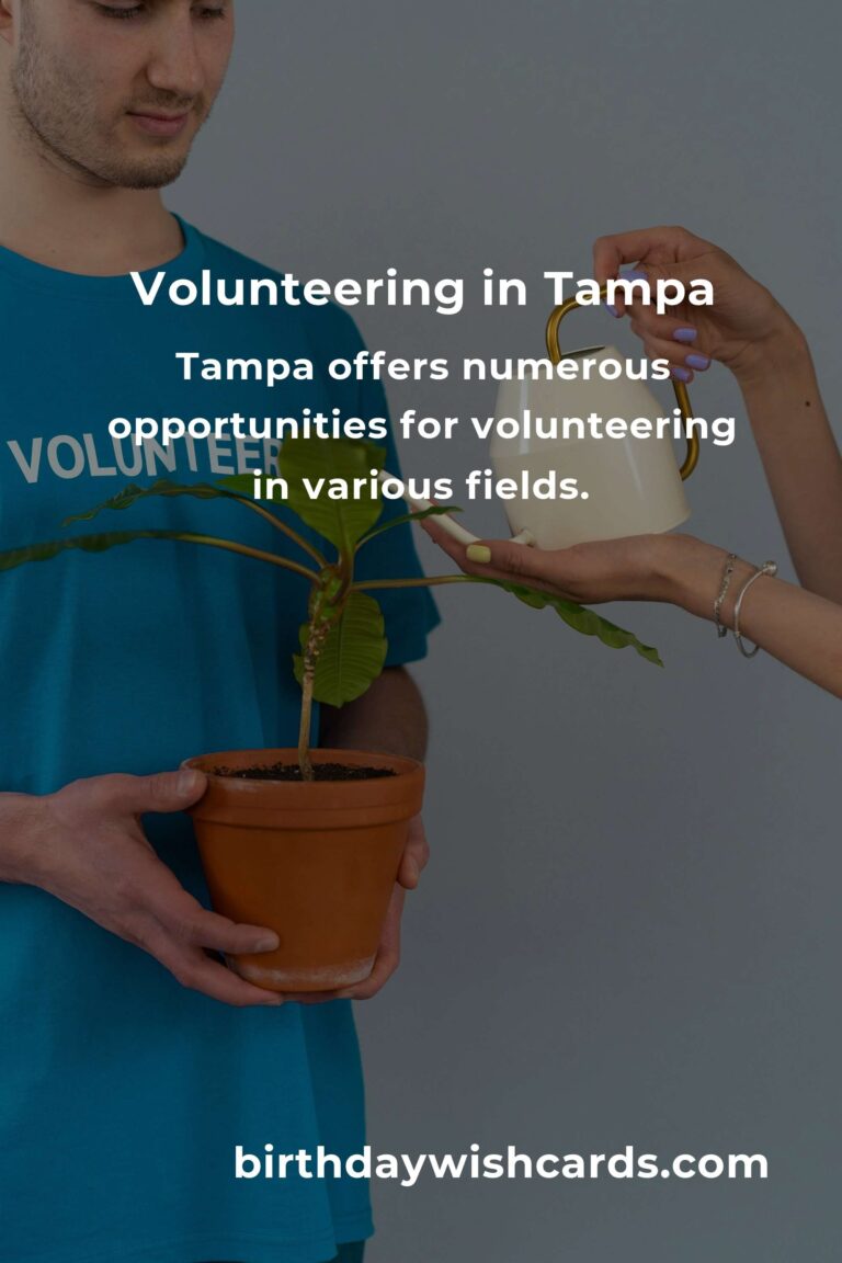 How to Start Volunteering in Tampa: A Comprehensive Guide for Digital Nomads