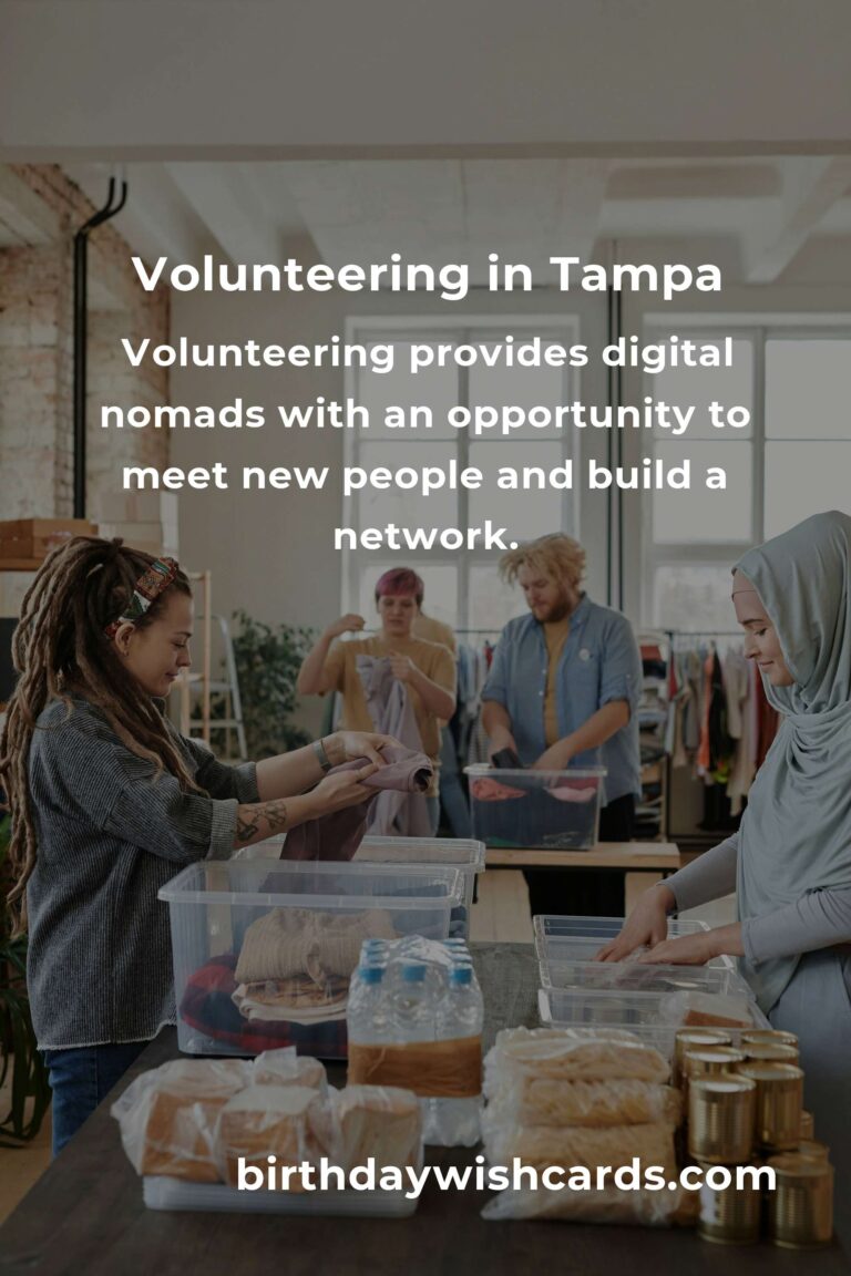 How to Start Volunteering in Tampa: A Comprehensive Guide for Digital Nomads