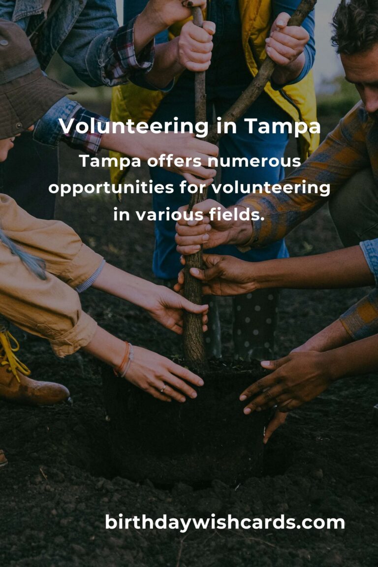 How to Start Volunteering in Tampa: A Comprehensive Guide for Digital Nomads