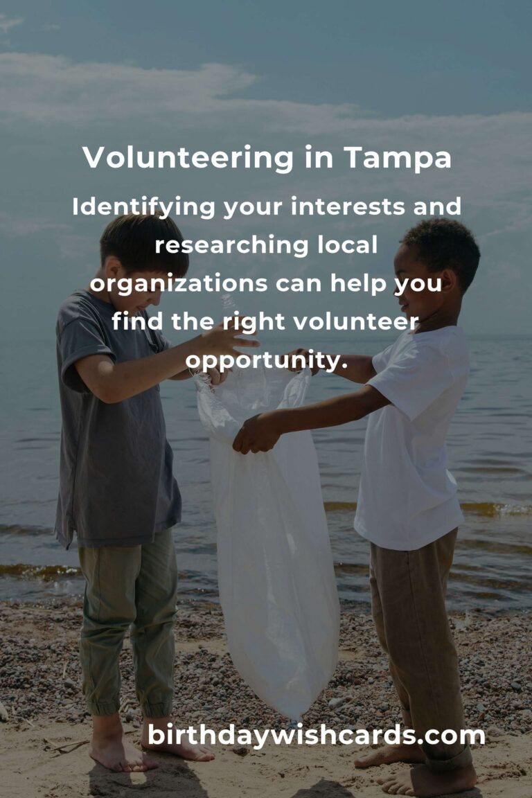 How to Start Volunteering in Tampa: A Comprehensive Guide for Digital Nomads