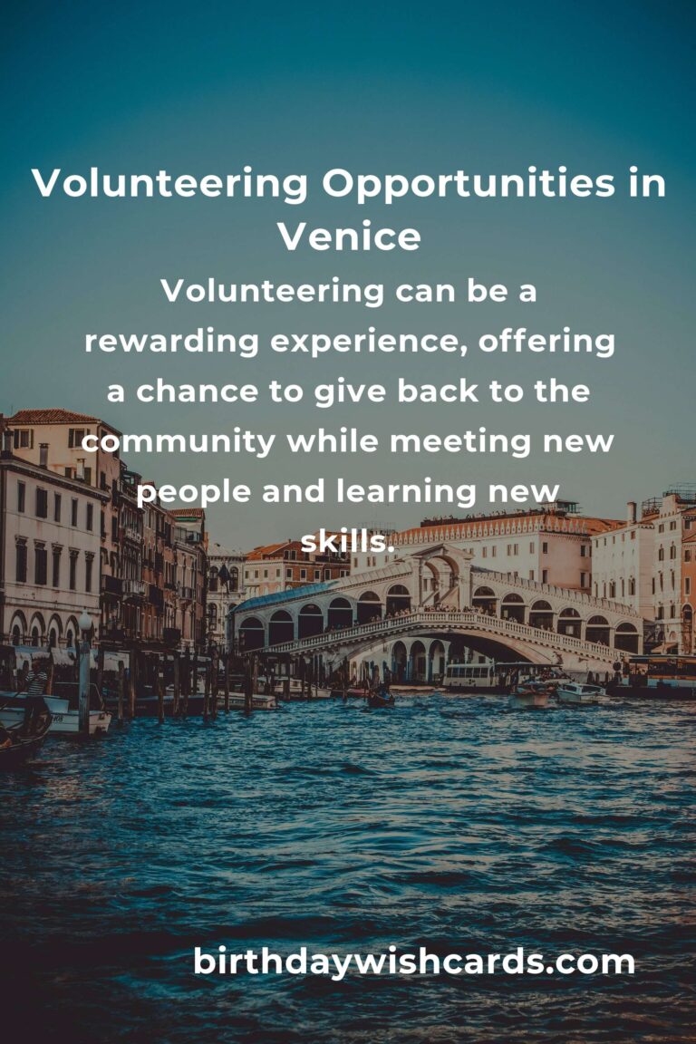 How to Start Volunteering in Venice: A Guide for Single Parents