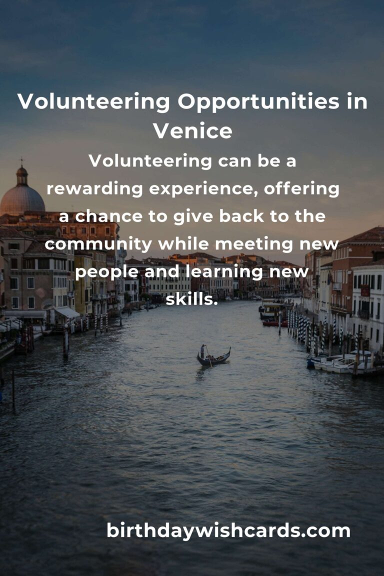 How to Start Volunteering in Venice: A Guide for Single Parents