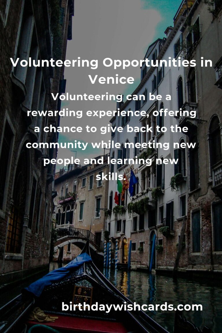 How to Start Volunteering in Venice: A Guide for Single Parents