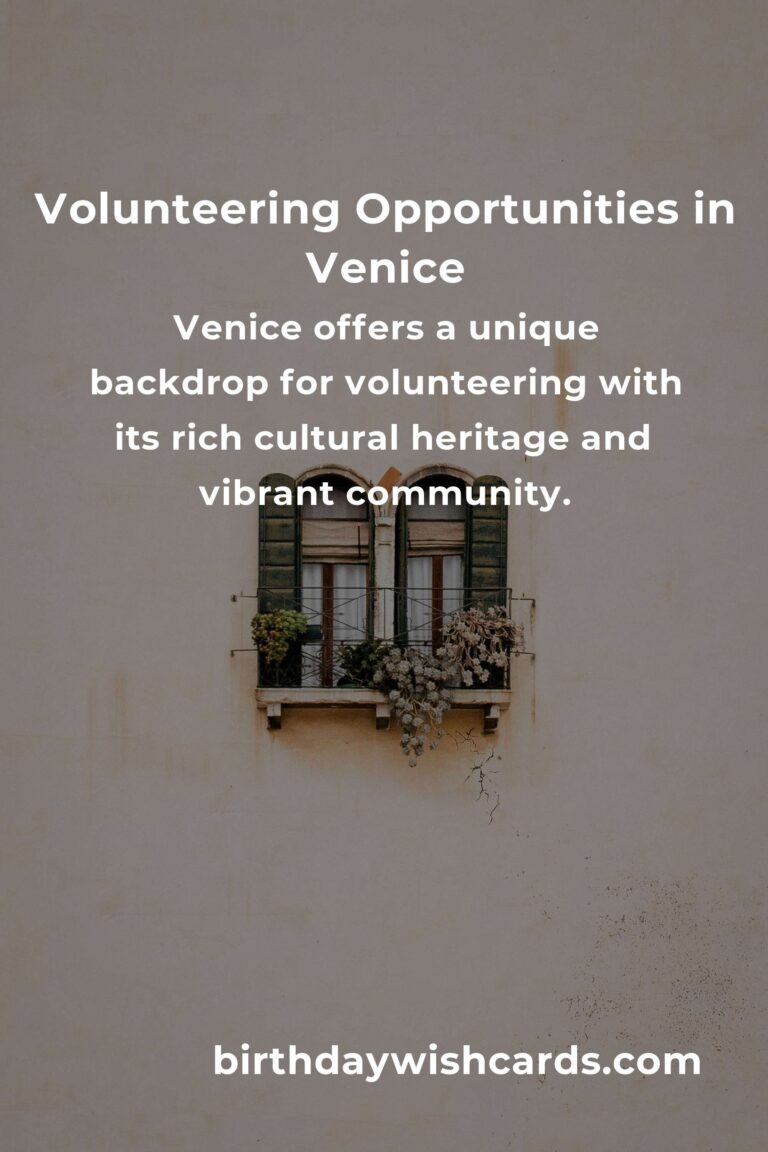 How to Start Volunteering in Venice: A Guide for Single Parents