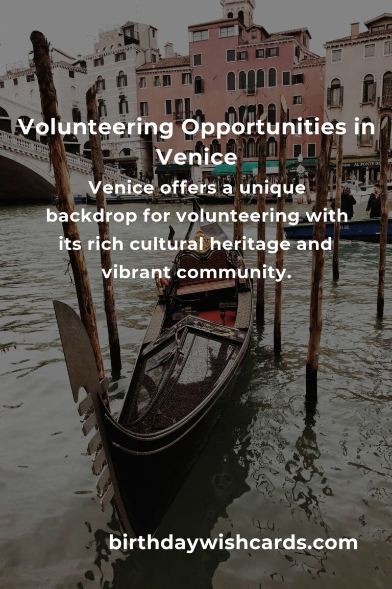 How to Start Volunteering in Venice: A Guide for Single Parents