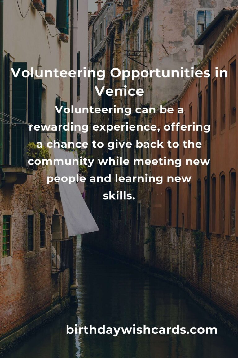 How to Start Volunteering in Venice: A Guide for Single Parents