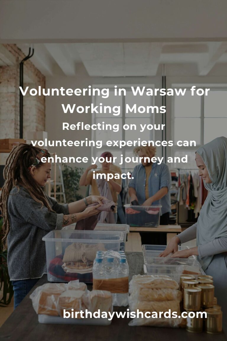 How to Start Volunteering in Warsaw: A Comprehensive Guide for Working Moms