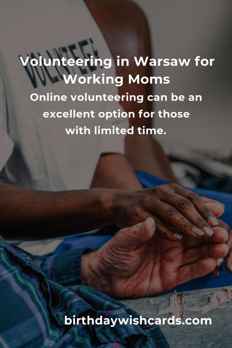 How to Start Volunteering in Warsaw: A Comprehensive Guide for Working Moms