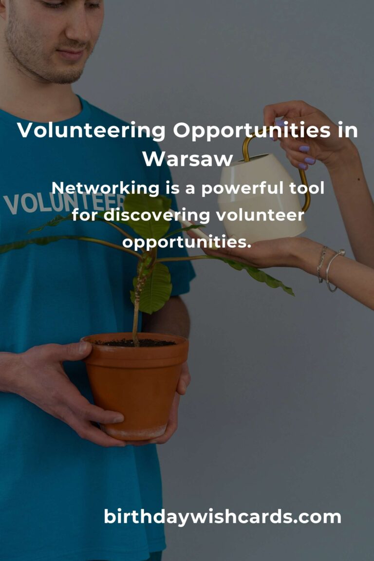 How to Start Volunteering in Warsaw: A Comprehensive Guide for Young Adults
