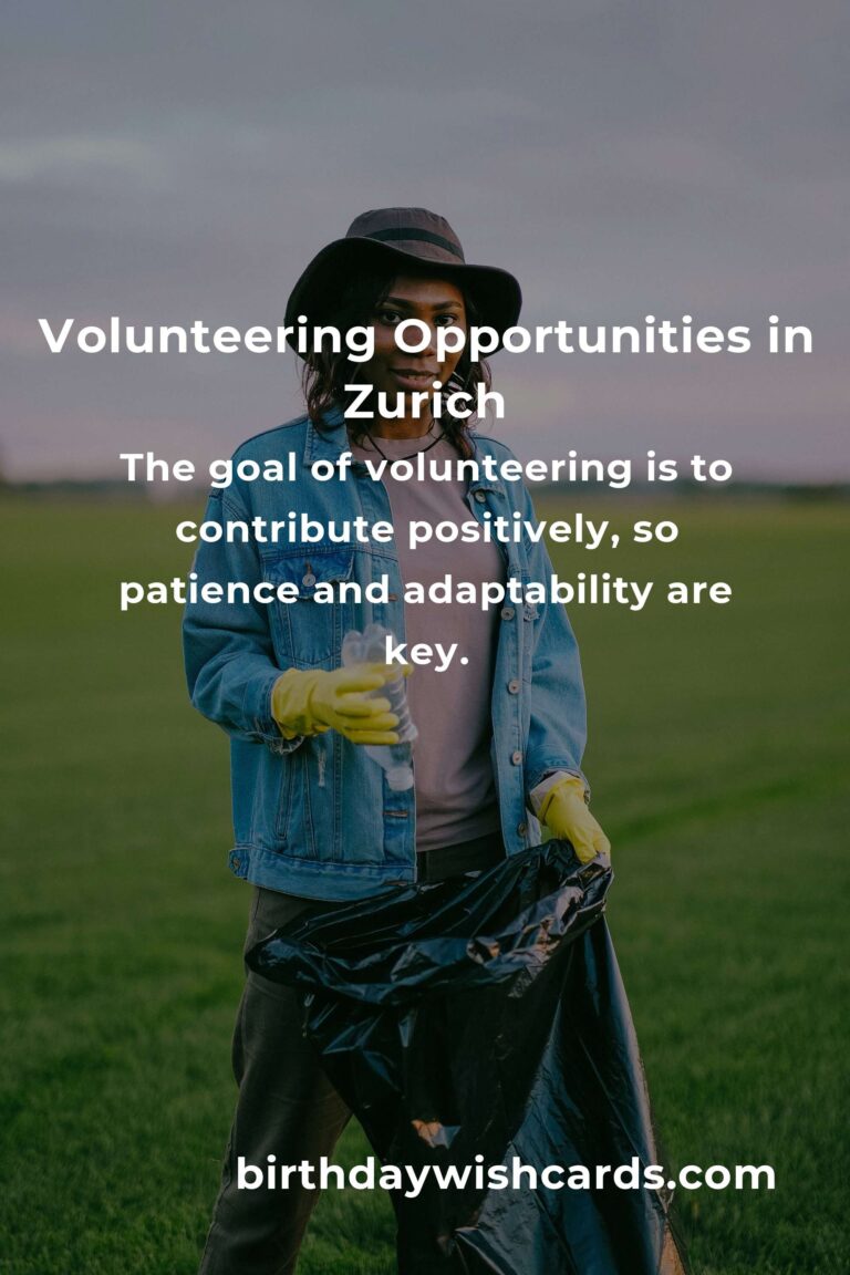 How to Start Volunteering in Zurich: A Comprehensive Guide for Beginners