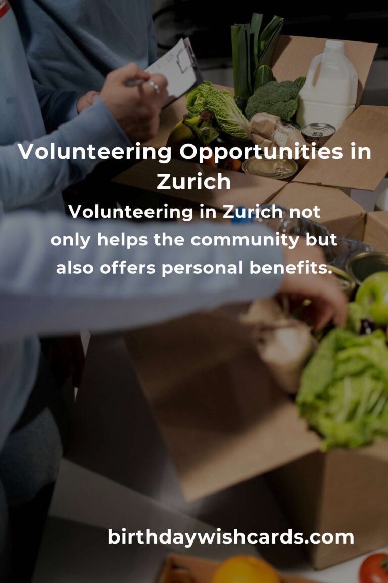 How to Start Volunteering in Zurich: A Comprehensive Guide for Beginners