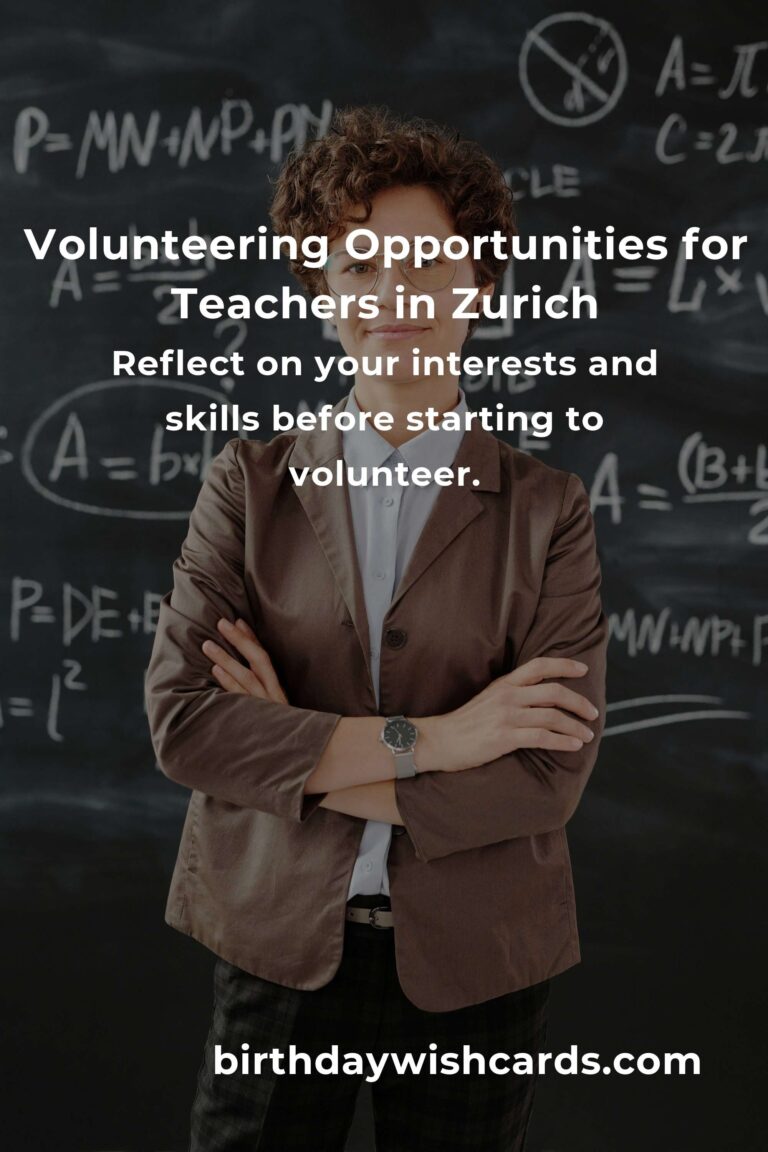 How to Start Volunteering in Zurich: Guide for Teachers