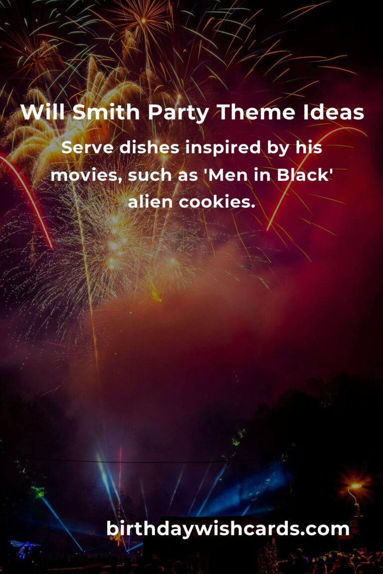 How to Throw a Memorable Will Smith-Themed Birthday Party