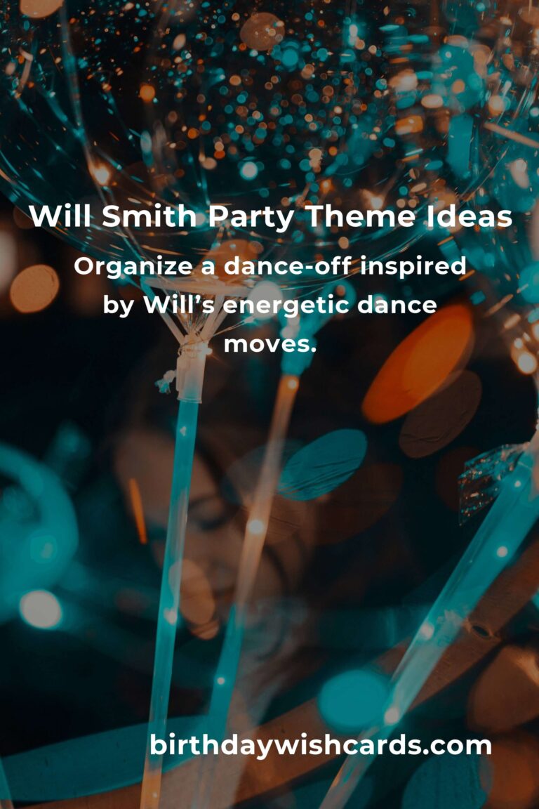 How to Throw a Memorable Will Smith-Themed Birthday Party