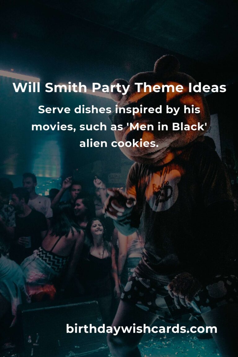 How to Throw a Memorable Will Smith-Themed Birthday Party