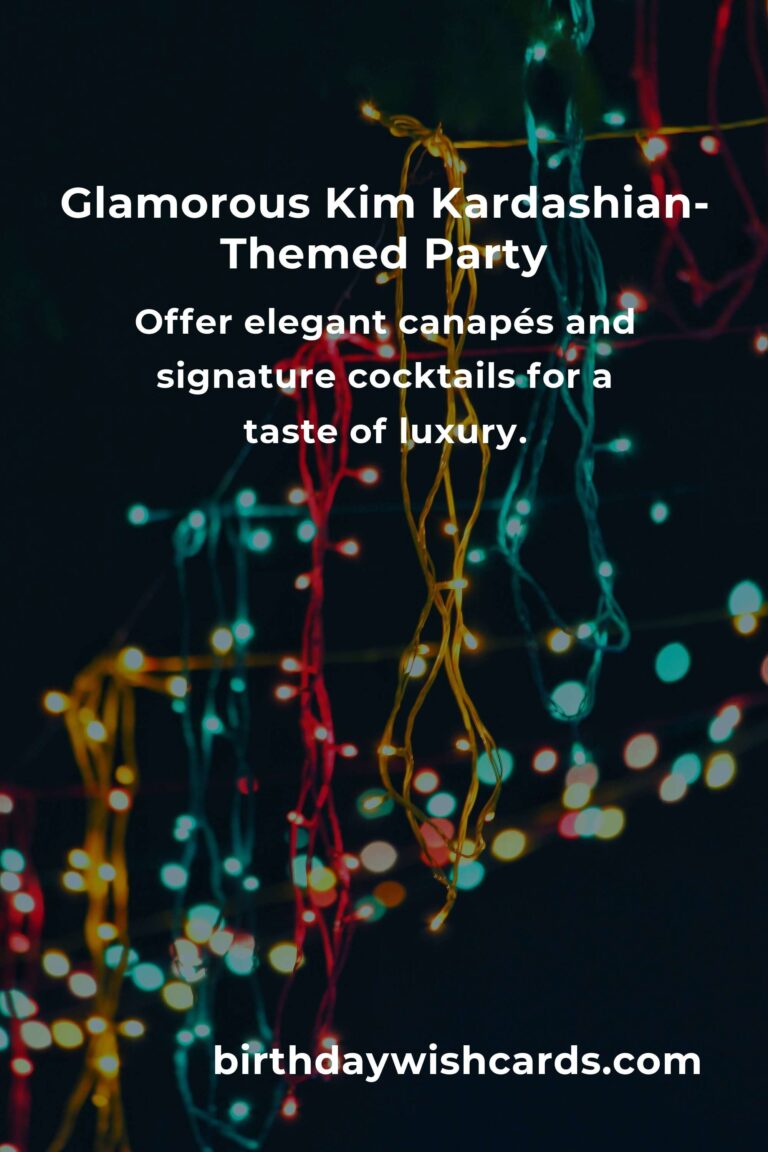 How to Throw a Perfect Kim Kardashian-Themed Birthday Party