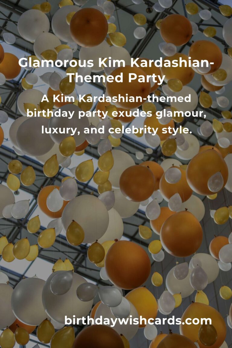 How to Throw a Perfect Kim Kardashian-Themed Birthday Party