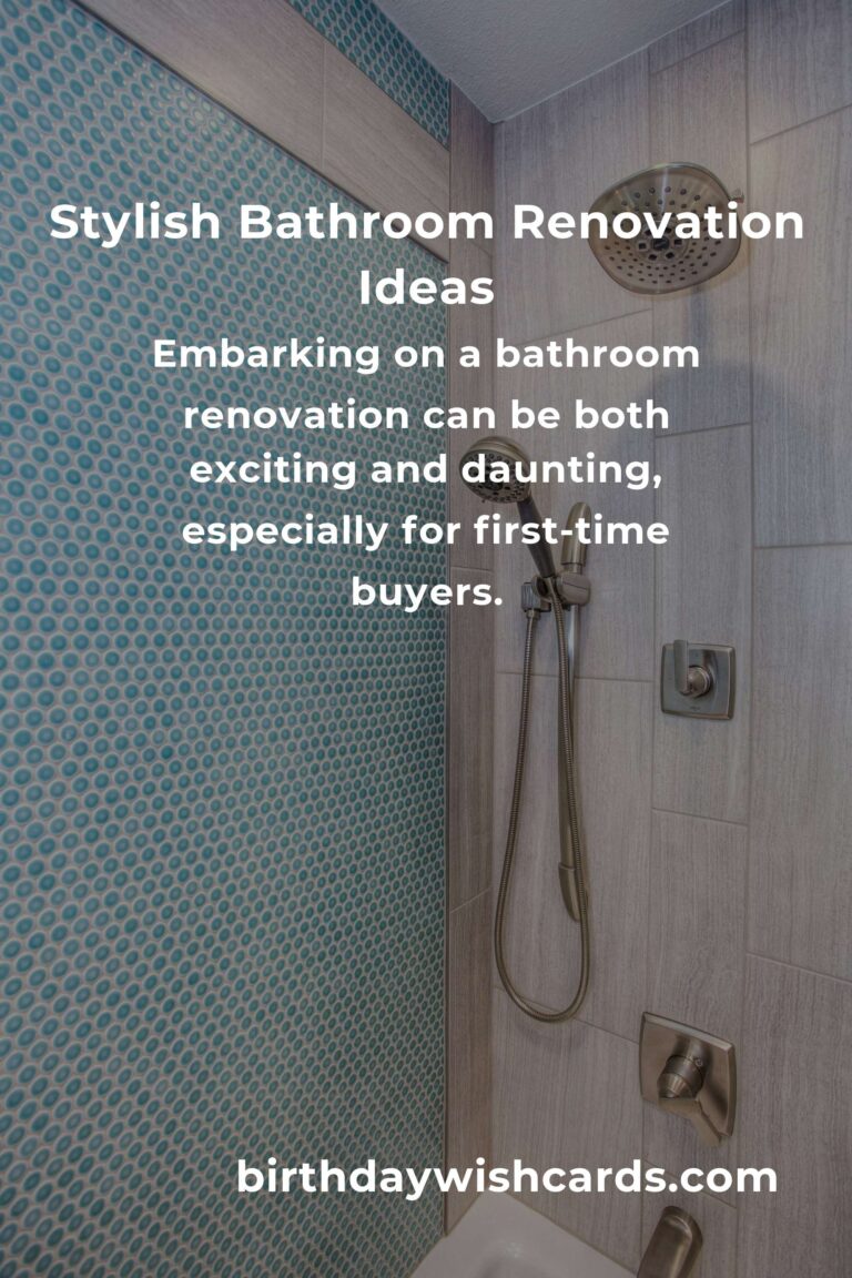 Innovative Bathroom Renovation Ideas for First-Time Buyers