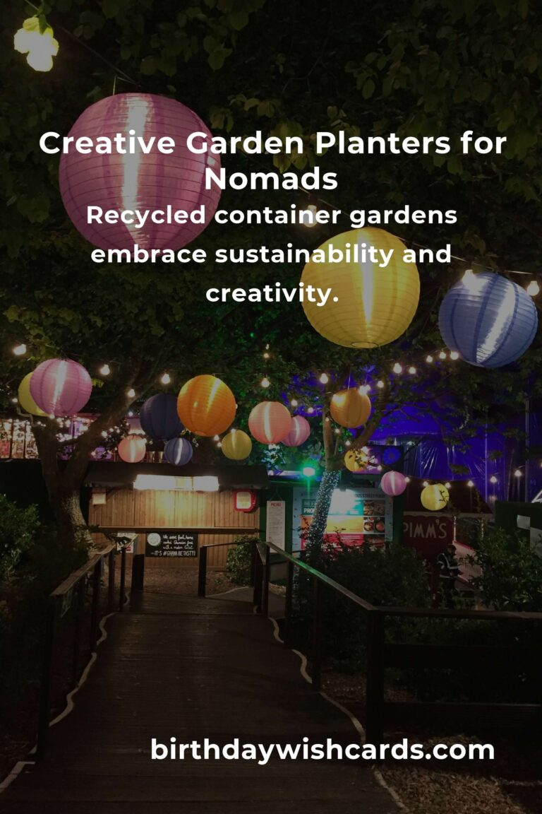 Innovative Garden Planter Ideas for Digital Nomads