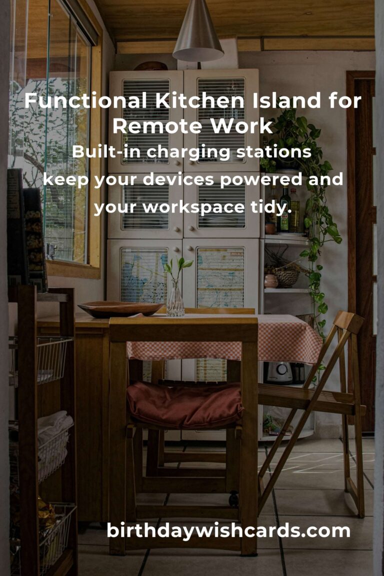 Innovative Kitchen Island Ideas for Remote Workers