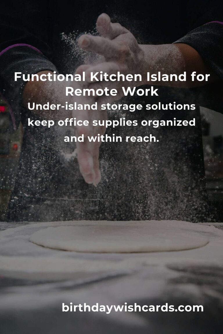Innovative Kitchen Island Ideas for Remote Workers
