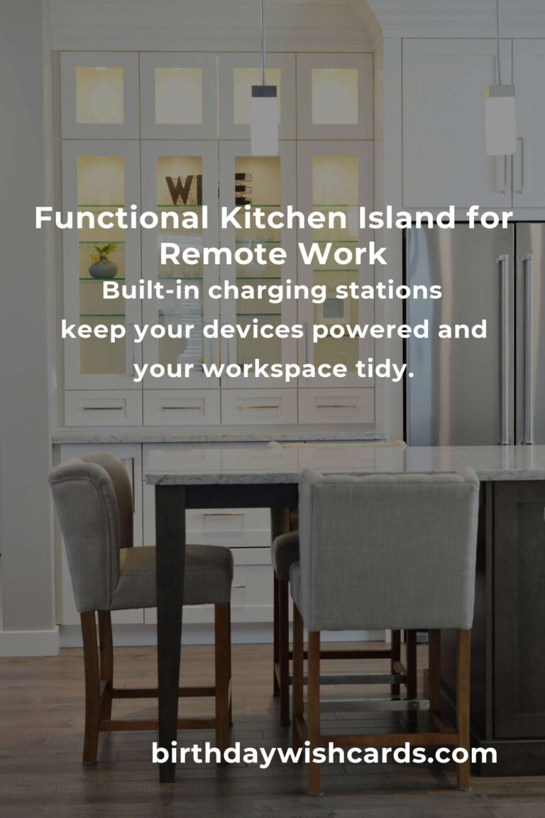 Innovative Kitchen Island Ideas for Remote Workers