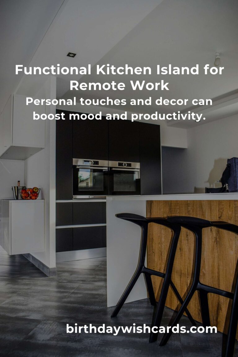 Innovative Kitchen Island Ideas for Remote Workers