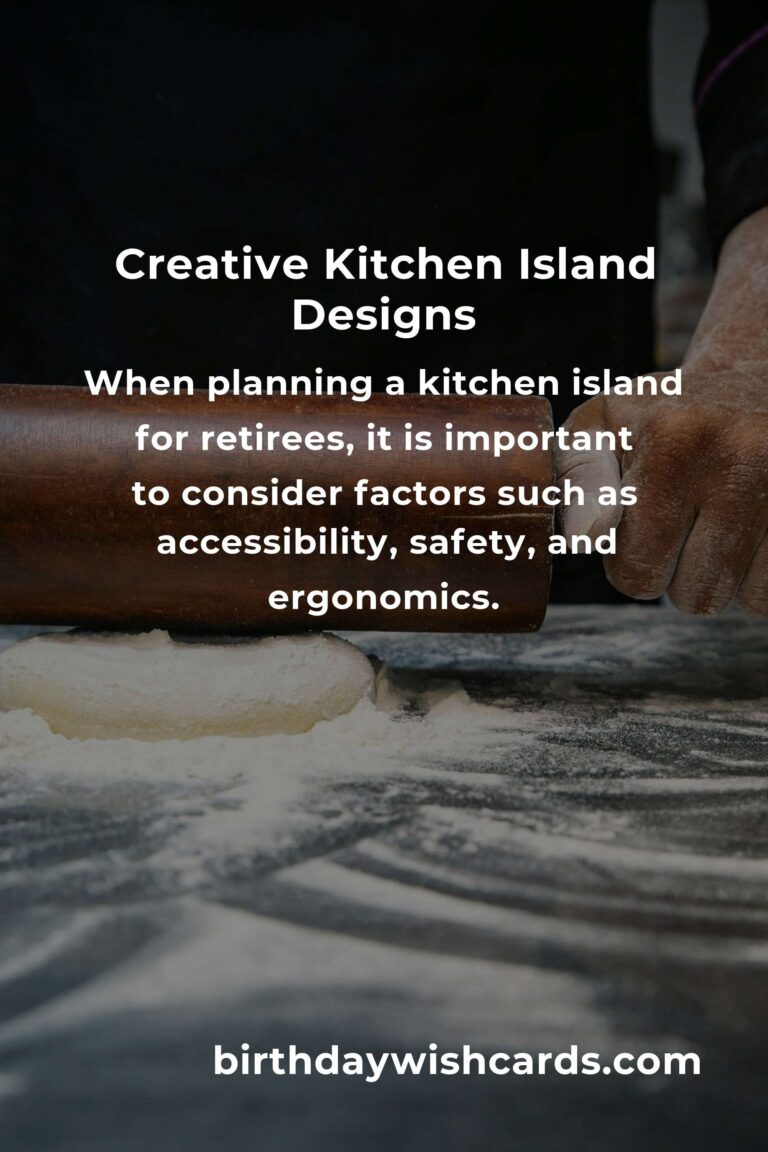 Innovative Kitchen Island Ideas for Retirees
