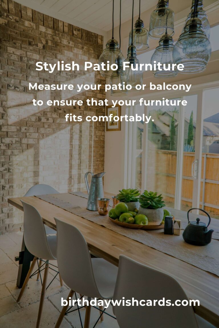 Innovative Patio Furniture Ideas for Young Adults