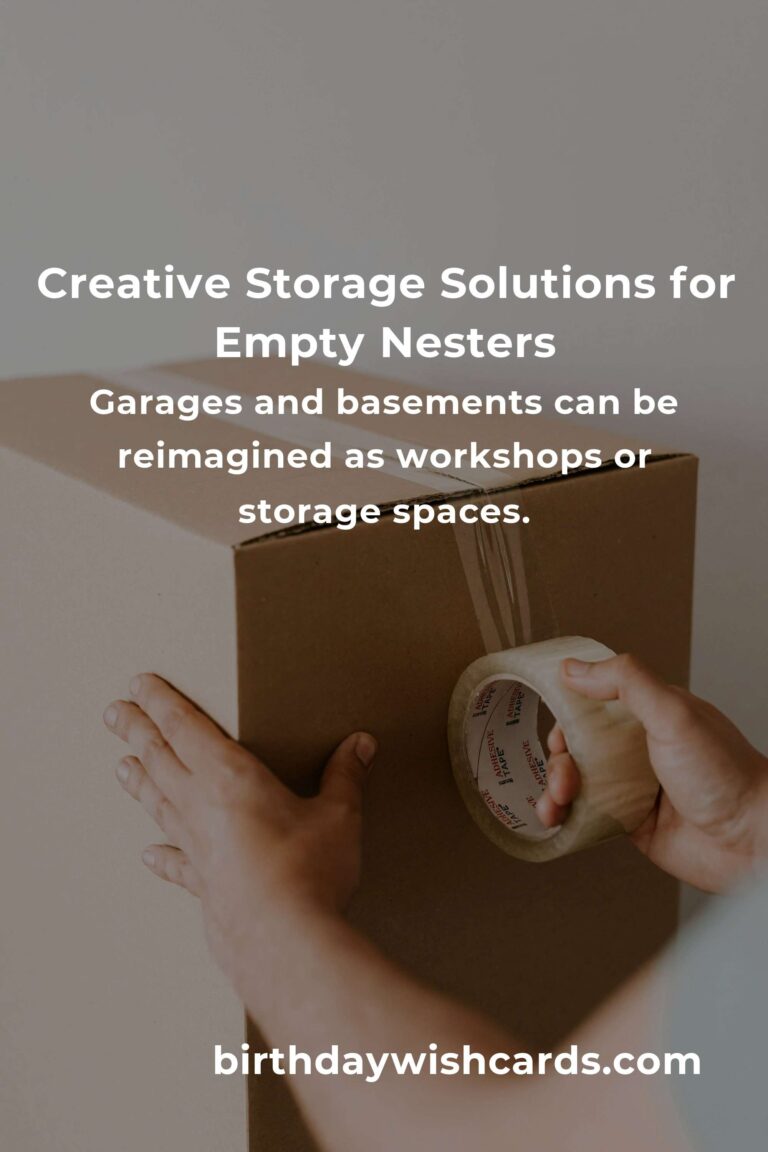 Innovative Storage Solutions Ideas for Empty Nesters