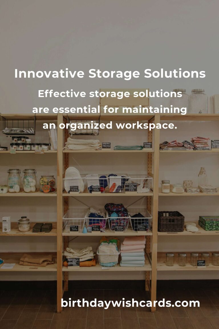 Innovative Storage Solutions Ideas for Professionals