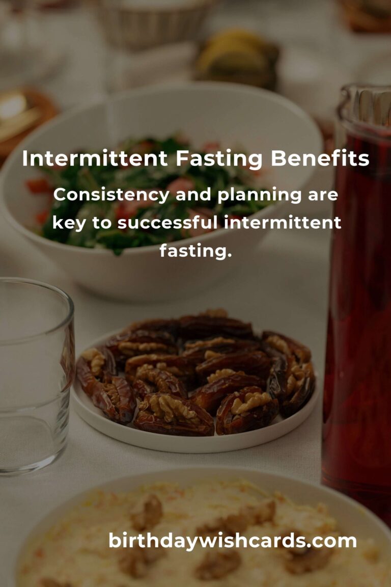 Intermittent Fasting Meal Plan for Effective Weight Loss