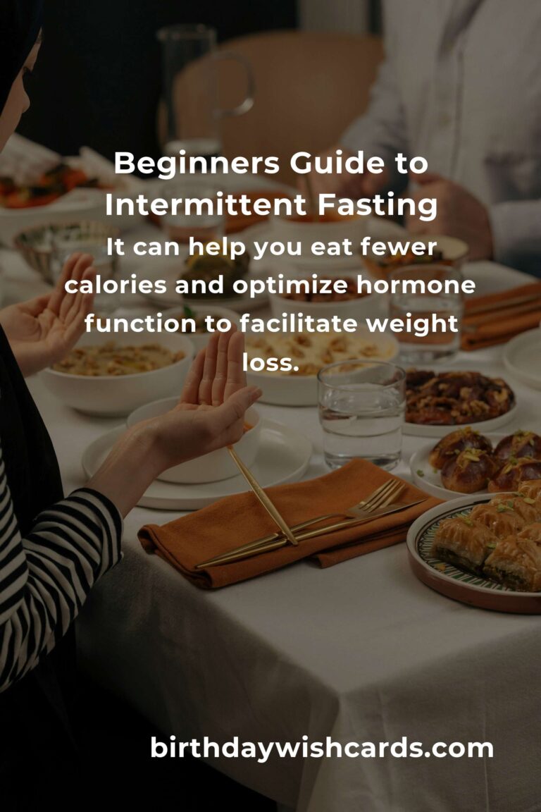 Intermittent Fasting for Beginners: Complete Guide