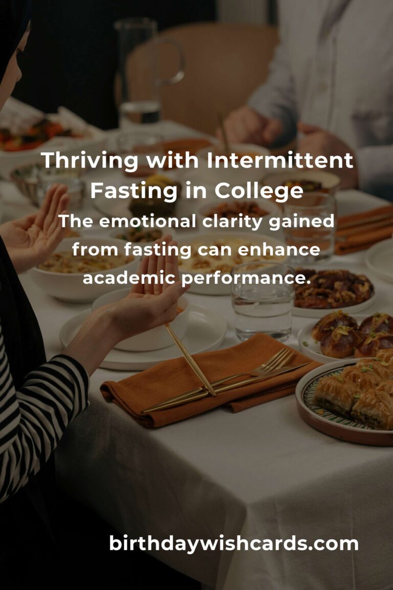 Intermittent Fasting for College Students: A Guide to Thriving Amidst the Hustle