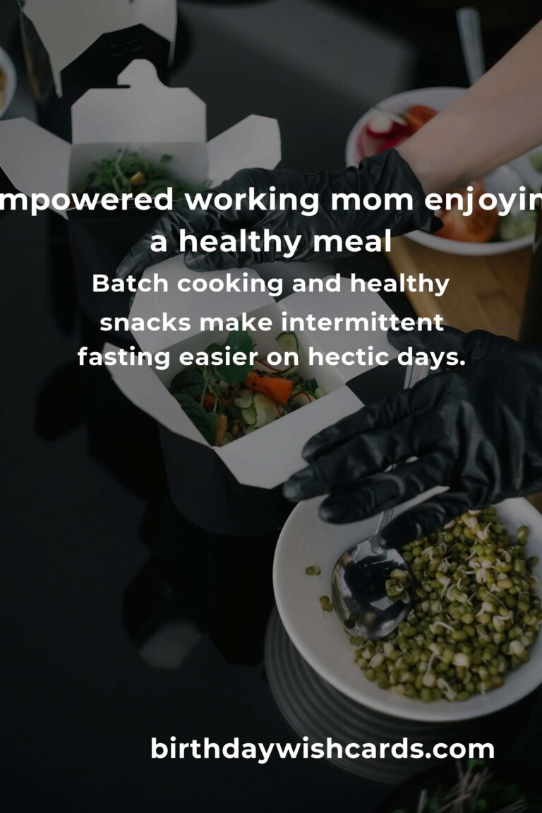 Intermittent Fasting for Working Moms: The Complete Guide to Finding Balance, Energy, and Wellness