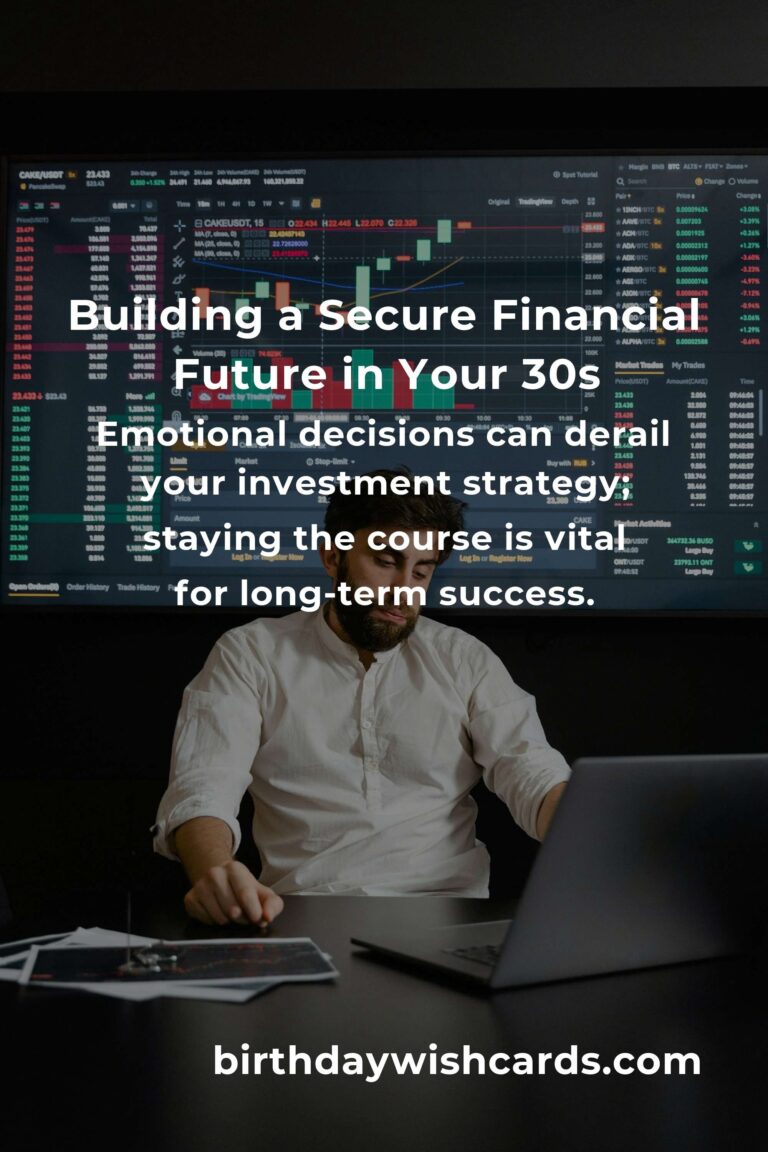 Investing Mistakes to Avoid in Your 30s: Secure Your Future with Confidence and Care