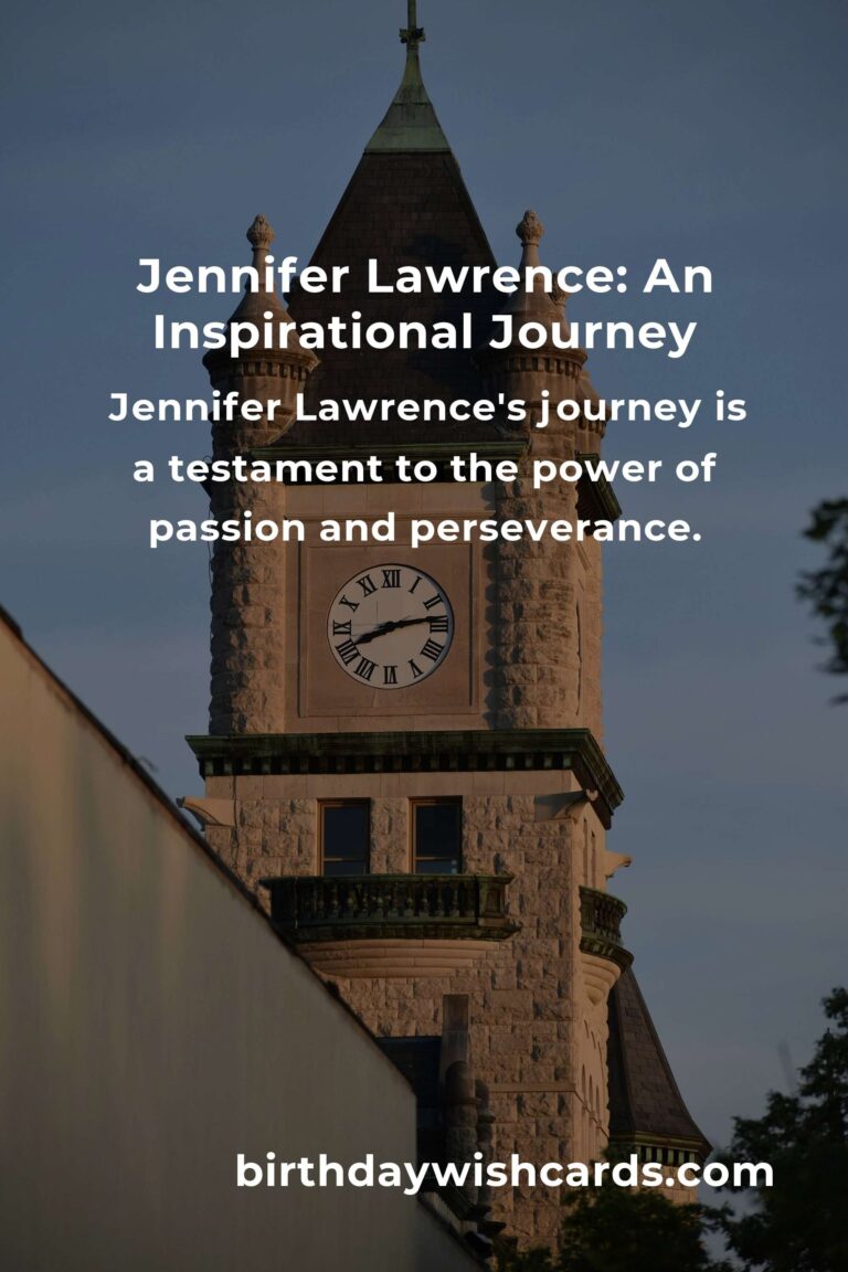 Jennifer Lawrence Birthday Tribute: Life Lessons and Inspiration