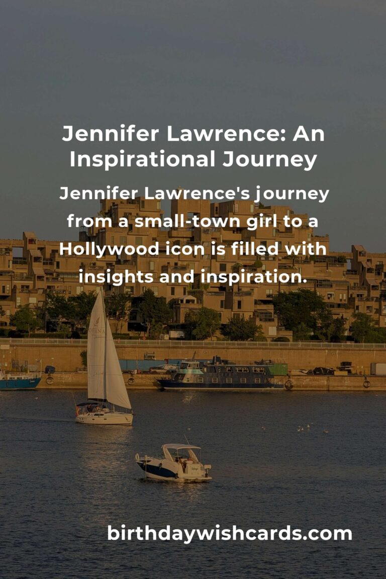 Jennifer Lawrence Birthday Tribute: Life Lessons and Inspiration