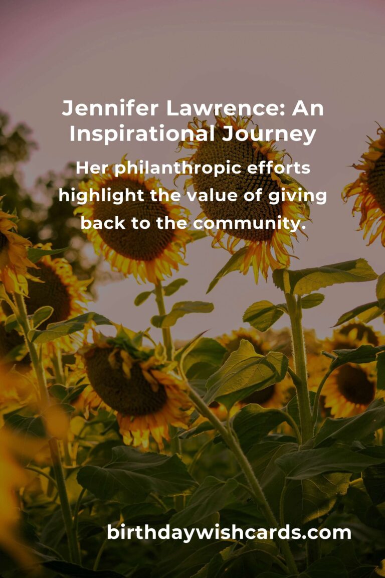 Jennifer Lawrence Birthday Tribute: Life Lessons and Inspiration