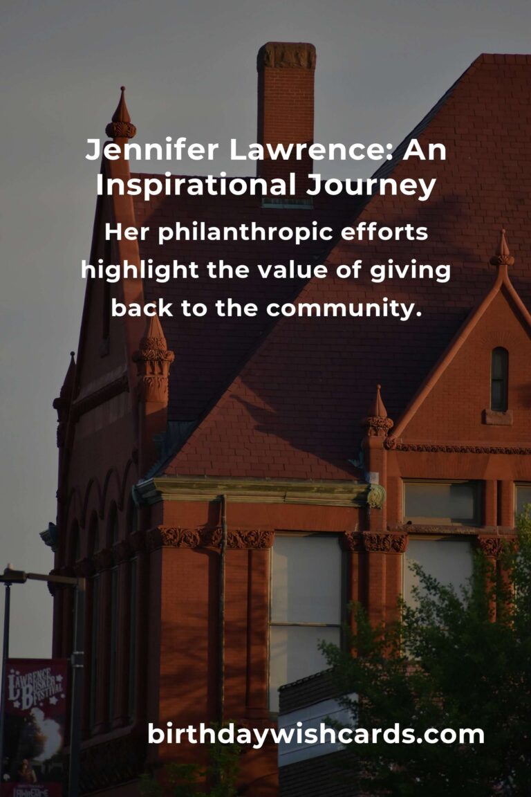 Jennifer Lawrence Birthday Tribute: Life Lessons and Inspiration