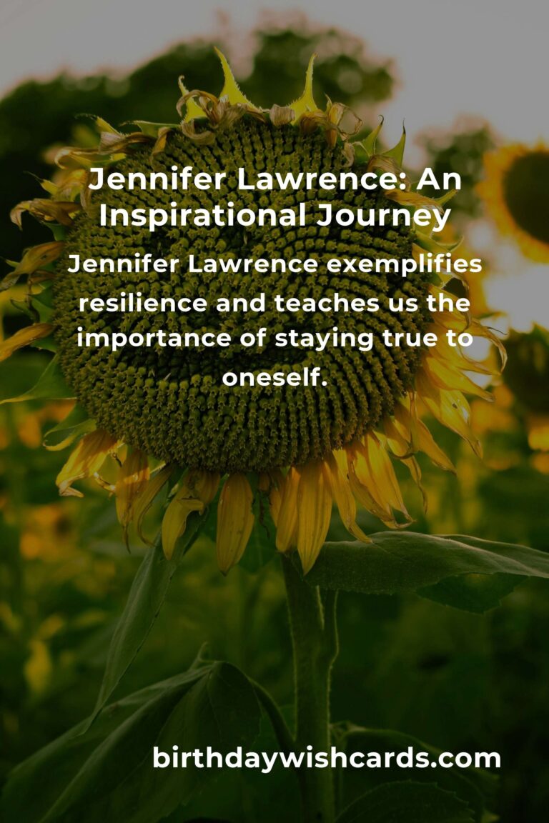 Jennifer Lawrence Birthday Tribute: Life Lessons and Inspiration